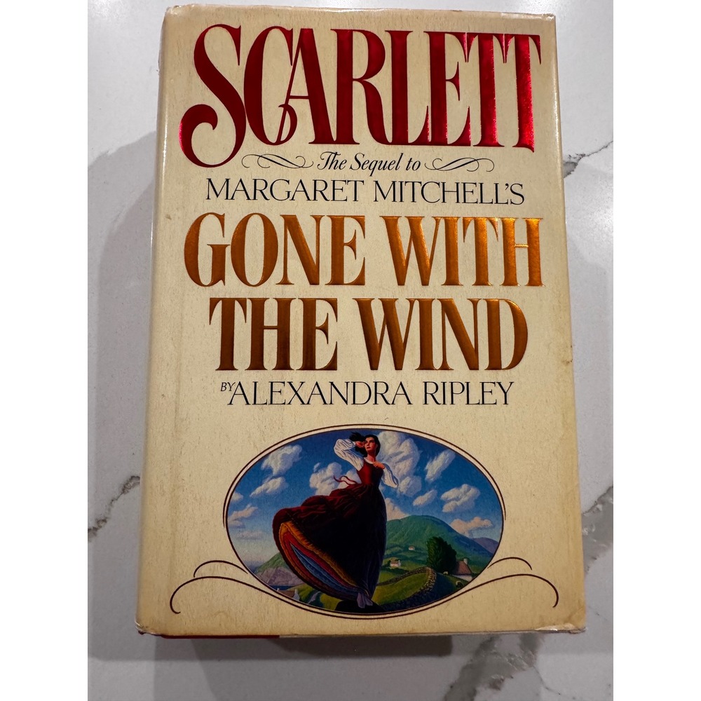 Scarlett Alexandra Ripley Gone With The Wind Sequel 1st Printing 1991 Hardcover